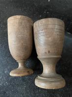 Antieke houten bekers, Antiek en Kunst, Ophalen of Verzenden