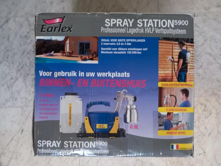 Earlex Spray Station 5900 HVLP Verfspuitsysteem - Nieuw, Doe-het-zelf en Verbouw, Schildersmaterialen, Nieuw, Verfspuit of Verfpomp