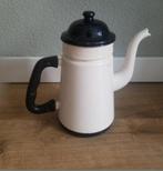 Brocante emaille theekan koffiekan, Ophalen of Verzenden