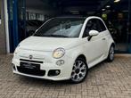 Fiat 500 C 0.9 TwinAir Turbo 500S 2015 AIRCO LEDER APK NAP!, Auto's, Fiat, Gebruikt, Parkeersensor, Cabriolet, Wit