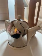 Bredemeijer Cosy Manto Theepot 1L - Zilverkleurig, Huis en Inrichting, Ophalen of Verzenden, Zo goed als nieuw