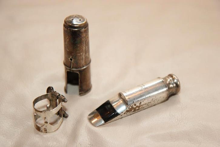 Vintage Tenor Saxofoon Mondstukken, Muziek en Instrumenten, Instrumenten | Onderdelen, Gebruikt, Saxofoon, Ophalen of Verzenden