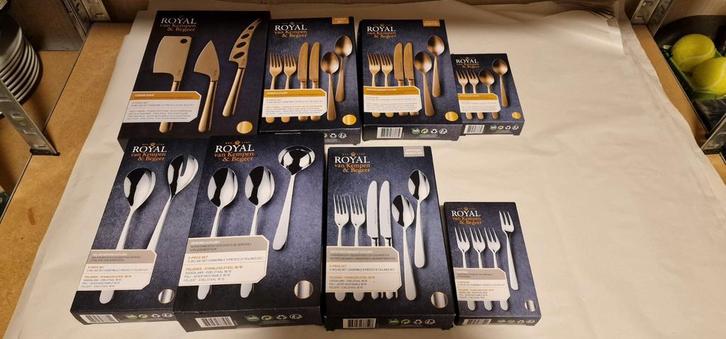 Divers ah royal van kempen en begeer bestek besteksets, Huis en Inrichting, Keuken | Bestek, Nieuw, Bestekset, Rvs of Chroom, Ophalen of Verzenden