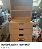 Ikea Boekenkast met Lades, Gebruikt, 100 tot 150 cm, Modern, 25 tot 50 cm