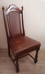 Antieke stoel met leren zitvlak, Antiek en Kunst, Ophalen