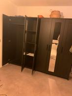 IKEA Brimnes Kledingkast - Zwart, Ophalen, Overige materialen, Gebruikt, 100 tot 150 cm