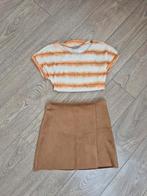 Suede rokje. S, Kleding | Dames, Rokken, Bruin, Verzenden, Zo goed als nieuw, Maat 36 (S)