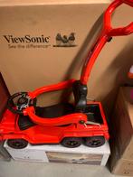 Mercedes Benz Kinderauto met Duwstang & Accu, Kinderen en Baby's, Ophalen, Nieuw, Loopvoertuig