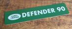 LANDROVER DEFENDER 90  reclamebord kentekenplaat formaa, Ophalen of Verzenden, Zo goed als nieuw, Auto's