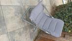 Inklapbare relax stoel, Huis en Inrichting, Stoelen, Ophalen, Gebruikt, Metaal, Leuk, makkelijk vervoerbaar.