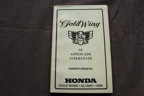 Honda GL1500 SE Aspencade 1995 Goldwing owner's manual, Motoren, Handleidingen en Instructieboekjes, Honda, Ophalen of Verzenden