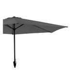 Parasol 3 meter met molen en 6 baleinen kleur grijs, Tuin en Terras, Parasols, Ophalen of Verzenden, Nieuw, Stokparasol