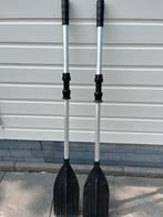 Twee peddels voor rubberboot., Watersport en Boten, Ophalen, Gebruikt, Enkelbladige peddel