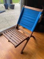 Teakhout inklapbaar tuinstoel, helemaal nieuw, Tuin en Terras, Ophalen of Verzenden, Zo goed als nieuw, Teakhout, Inklapbaar