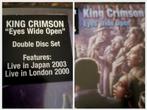 King Crimson – Eyes Wide Open ~2 Live concerten 2DVD Boxset, Cd's en Dvd's, Dvd's | Muziek en Concerten, Boxset, Alle leeftijden