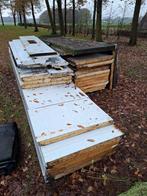Partij Sandwichpanelen Isolatieplaten Panelen Wand Staal, Doe-het-zelf en Verbouw, Platen en Panelen, Ophalen, Gebruikt, Overige materialen
