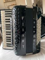 Fisart Ravel 4 accordeon, Muziek en Instrumenten, Accordeons, Overige merken, Zo goed als nieuw, 96-bas, Ophalen