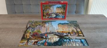 1000 puzzle castorland evening walk through central park  beschikbaar voor biedingen