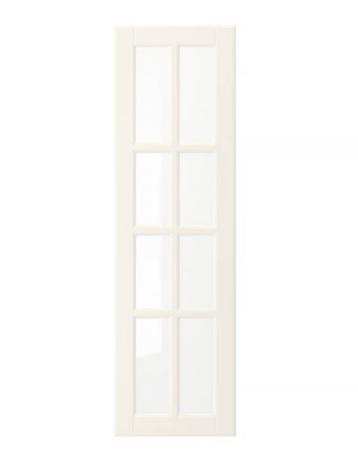 2x Ikea Bodbyn deurtjes met glas, 30x100 cm, zgan - afbeelding 15