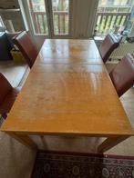 Ikea Bjursta uitschuifbare tafel, Huis en Inrichting, Tafels | Eettafels, Ophalen, Eikenhout, 50 tot 100 cm, Zo goed als nieuw