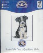 Cado Opruiming dmc borduurpakket border collie puppy 5422, Ophalen of Verzenden, Nieuw, Handborduren, Borduurpakket