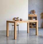 Rechthoekige tafel in massief eiken, Ophalen, 50 tot 100 cm, 150 tot 200 cm, Eikenhout