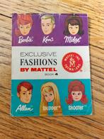 Barbie exclusive fashions by Mattel book 4 1964 rek5, Verzamelen, Overige Verzamelen, Ophalen of Verzenden, Zo goed als nieuw