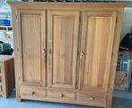 Massief Eiken houten slaapkamerkast, Huis en Inrichting, Kasten | Kledingkasten, Ophalen, 200 cm of meer, Eikenhout, Zo goed als nieuw