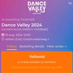 Dance Valley, Tickets en Kaartjes, Eén persoon