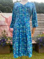 Seams fine retro print jurk maat M L, Kleding | Dames, Ophalen of Verzenden, Zo goed als nieuw, Maat 42/44 (L)