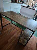 Bureau. Dark wood and black. Very good condition, Ophalen, Zo goed als nieuw, Bureau