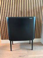 Brabantia Bo Touch Bin Afvalemmer 11 + 23 L - Zwart, Huis en Inrichting, Woonaccessoires | Prullenbakken, Ophalen, Zo goed als nieuw