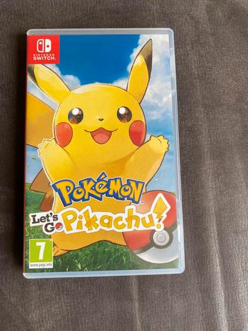 Pokémon Let Go Pikachu nintendo switch game beschikbaar voor biedingen
