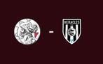 2 Tickets Ajax - Heracles vak 118 rij 8, Losse kaart, Twee personen, Augustus