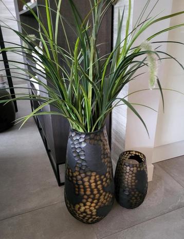 Dome Deco luxe vaas (nieuwprijs kleinste 310 euro) windlicht beschikbaar voor biedingen