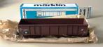 MäRKLIN H0 # 4715 OPEN GOEDERENWAGEN ÖBB DONKEBRUIN - N in O, Hobby en Vrije tijd, Modeltreinen | H0, Wisselstroom, Ophalen of Verzenden