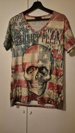 Philipp Plein Vintage Shirt Maat S - Skull Vlag, Ophalen of Verzenden, Korte mouw, Maat 36 (S), Gedragen