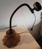 Vintage Set Hanglamp + Wandlamp - Melkglas - Opaline, Ophalen of Verzenden