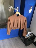 Bruine crop  hoodie mood, Maat 38/40 (M), Bruin, Verzenden, Divon