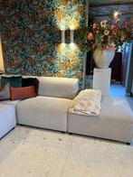 Modulaire elementen hoekbank - Naturel - Zo goed als nieuw, Huis en Inrichting, Hoekbank, 300 cm of meer, 75 tot 100 cm, Ophalen of Verzenden