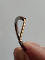 Titanium ring met 14 k goud., Sieraden, Tassen en Uiterlijk, Ringen, 19 tot 20, Ophalen of Verzenden, Zo goed als nieuw, Dame