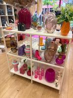 IKEA vitsjo Kast met Glasplaten, Huis en Inrichting, Woonaccessoires | Vazen, Ophalen, Wit, 75 cm of meer, Glas