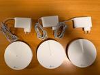 TP-Link Deco M9 Plus – Mesh WiFi–set van 3 units–zonder doos, Ophalen of Verzenden, Zo goed als nieuw
