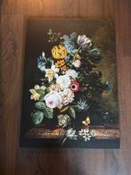 Canvas stilleven bloemen van Eelke Jelle Eelkema., Antiek en Kunst, Ophalen of Verzenden