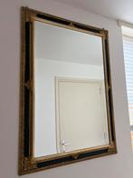 Zwart met gouden spiegel, Huis en Inrichting, Woonaccessoires | Spiegels, Ophalen, Gebruikt, 100 tot 150 cm, 75 tot 100 cm