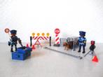 playmobil politie wegvrsperring 6924, Ophalen of Verzenden, Zo goed als nieuw, Complete set