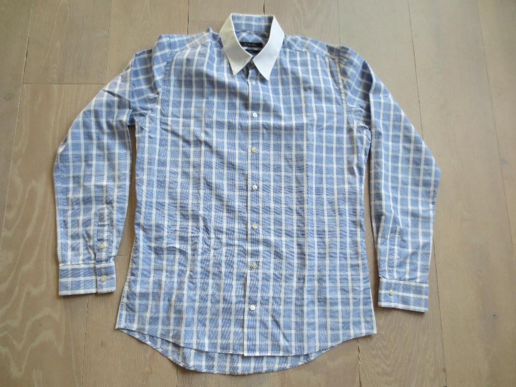 Alveare overhemd maat 40, slim fit, Kleding | Heren, Overhemden, Blauw, Zo goed als nieuw, Alveare, Halswijdte 39/40 (M)