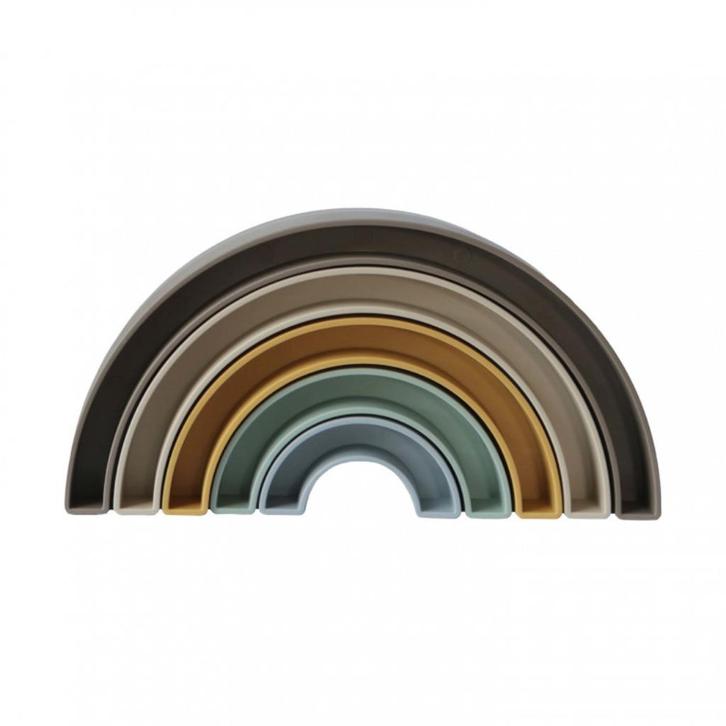 Baby Speelgoed Stapeltoren Regenboog Hillside Mushie, Kinderen en Baby's, Speelgoed | Babyspeelgoed, Nieuw, Overige typen, Ophalen of Verzenden