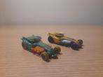 Ratical racer Hotwheels Goud en Groen 2 stuks, Ophalen of Verzenden, Gebruikt