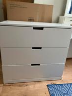 IKEA Nordli ladekast wit 3 laden, Huis en Inrichting, Kasten | Ladekasten, Ophalen, Gebruikt, 50 tot 100 cm, 3 of 4 laden